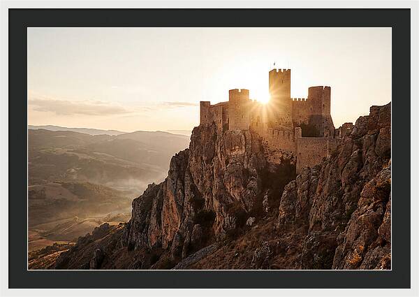 Medieval Fortress At Sunset