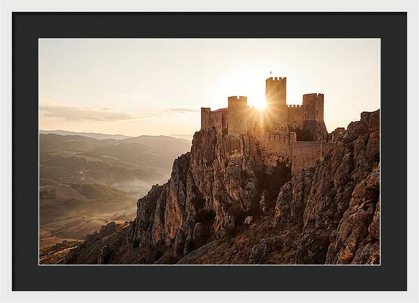 Medieval Fortress At Sunset
