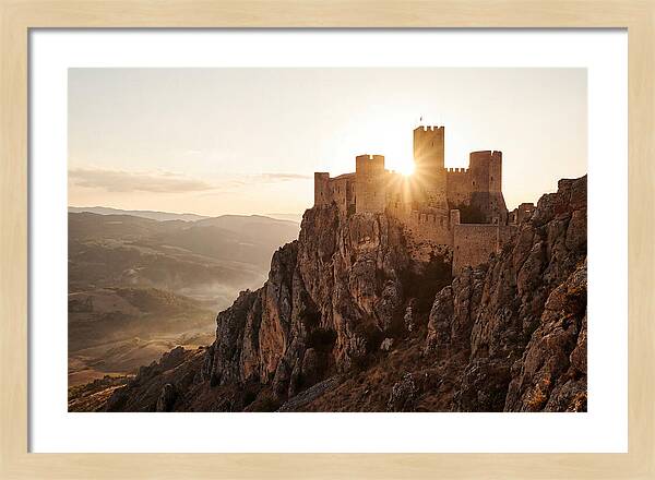 Medieval Fortress At Sunset