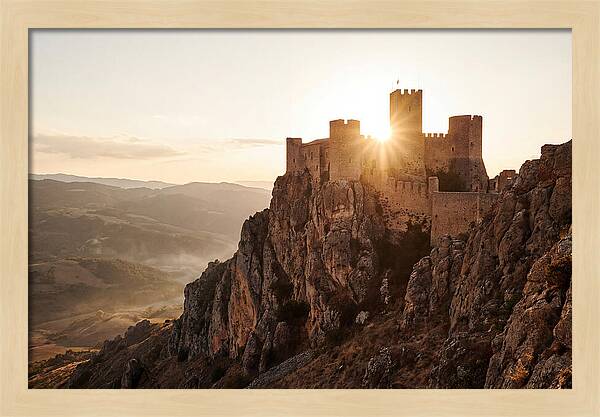 Medieval Fortress At Sunset