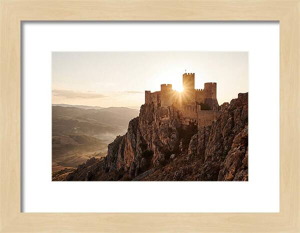 Medieval Fortress At Sunset