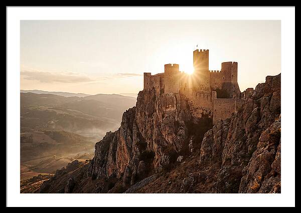 Medieval Fortress At Sunset