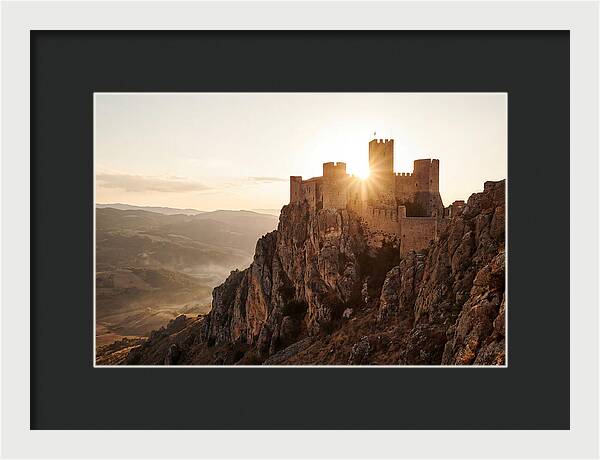 Medieval Fortress At Sunset