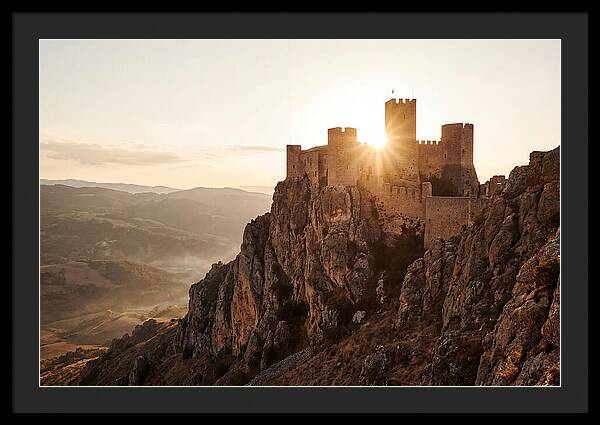 Medieval Fortress At Sunset