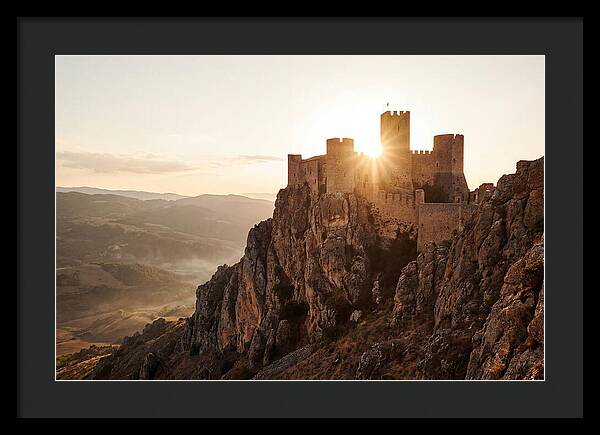 Medieval Fortress At Sunset