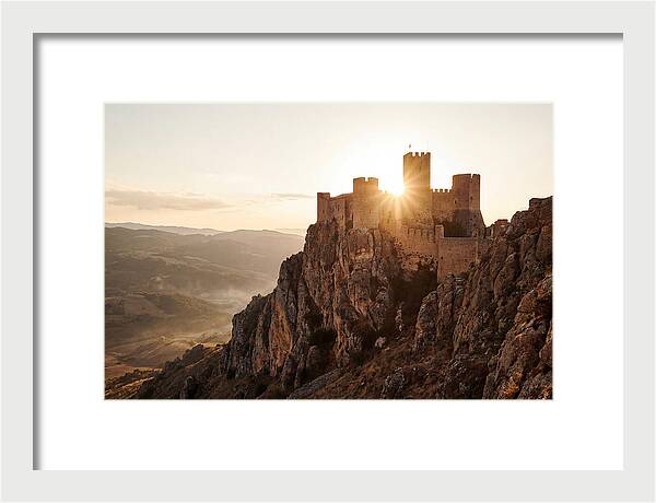 Medieval Fortress At Sunset