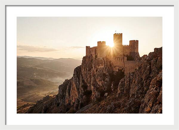 Medieval Fortress At Sunset