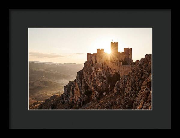 Medieval Fortress At Sunset