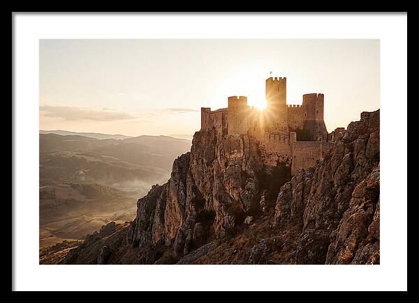 Medieval Fortress At Sunset