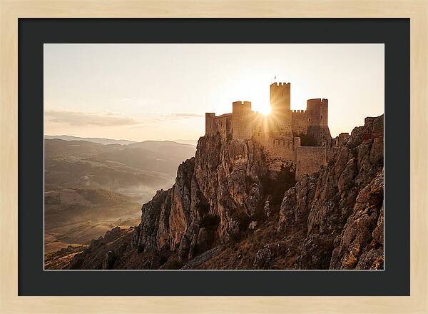 Medieval Fortress At Sunset