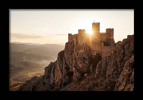 Medieval Fortress At Sunset