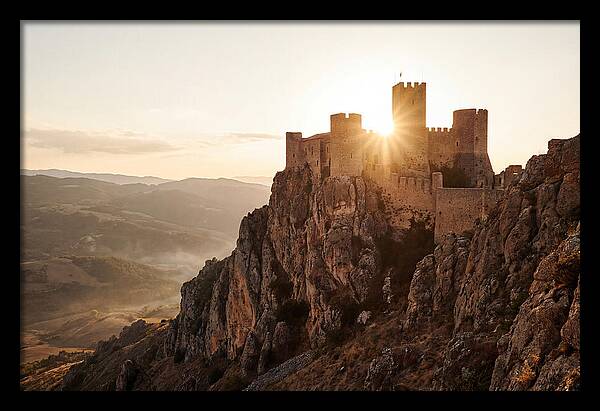 Medieval Fortress At Sunset