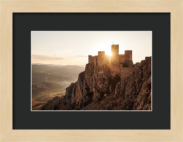 Medieval Fortress At Sunset