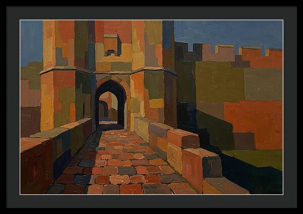 Medieval Town Gate Passage