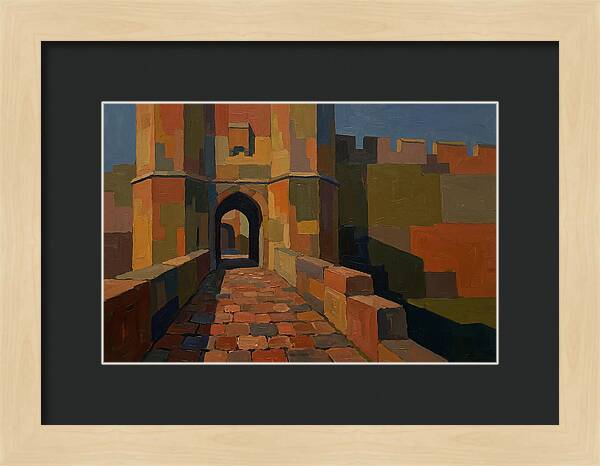 Medieval Town Gate Passage
