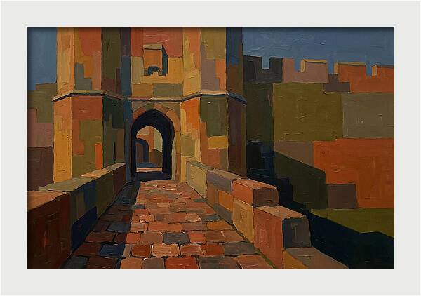 Medieval Town Gate Passage