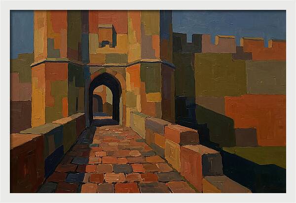 Medieval Town Gate Passage