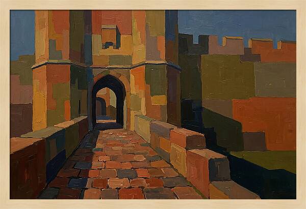 Medieval Town Gate Passage