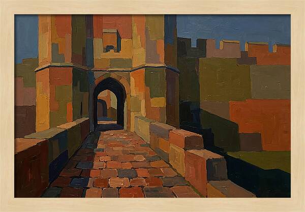 Medieval Town Gate Passage