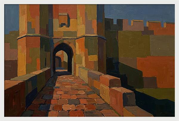 Medieval Town Gate Passage
