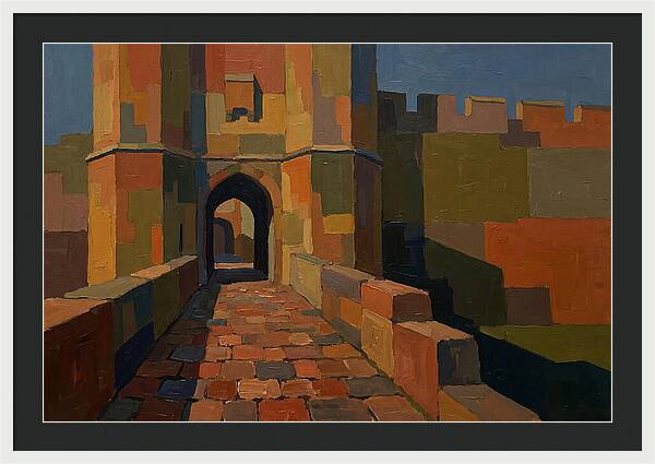 Medieval Town Gate Passage