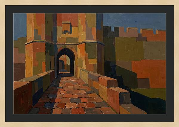 Medieval Town Gate Passage