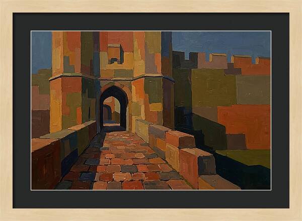 Medieval Town Gate Passage