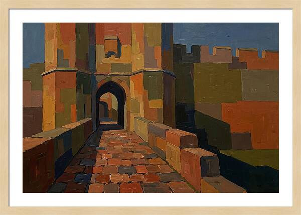 Medieval Town Gate Passage