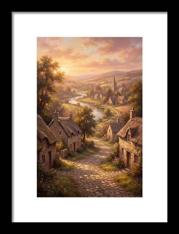Medieval Village Scene
