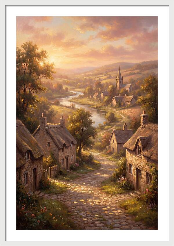 Medieval Village Scene
