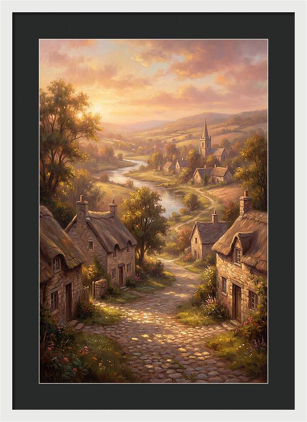 Medieval Village Scene