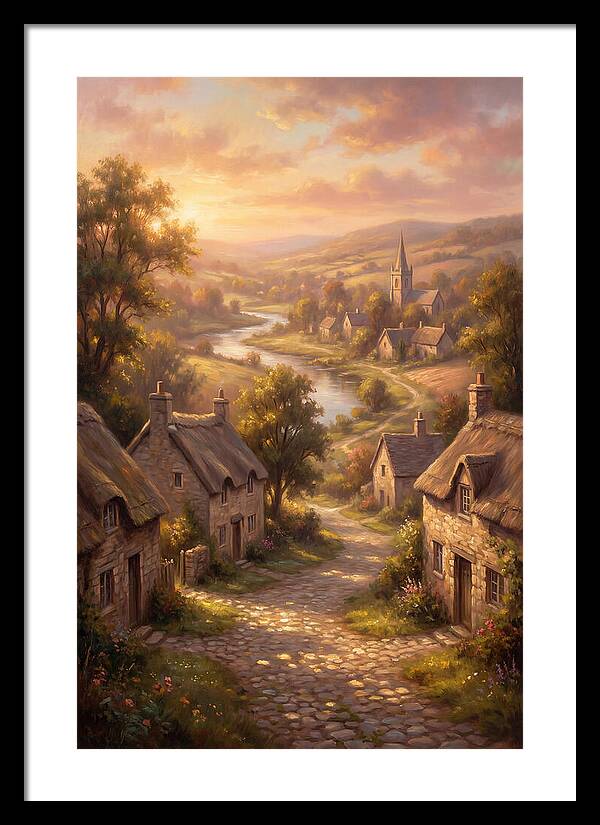 Medieval Village Scene