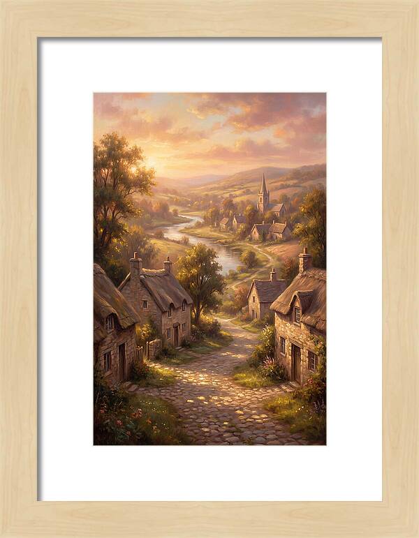 Medieval Village Scene