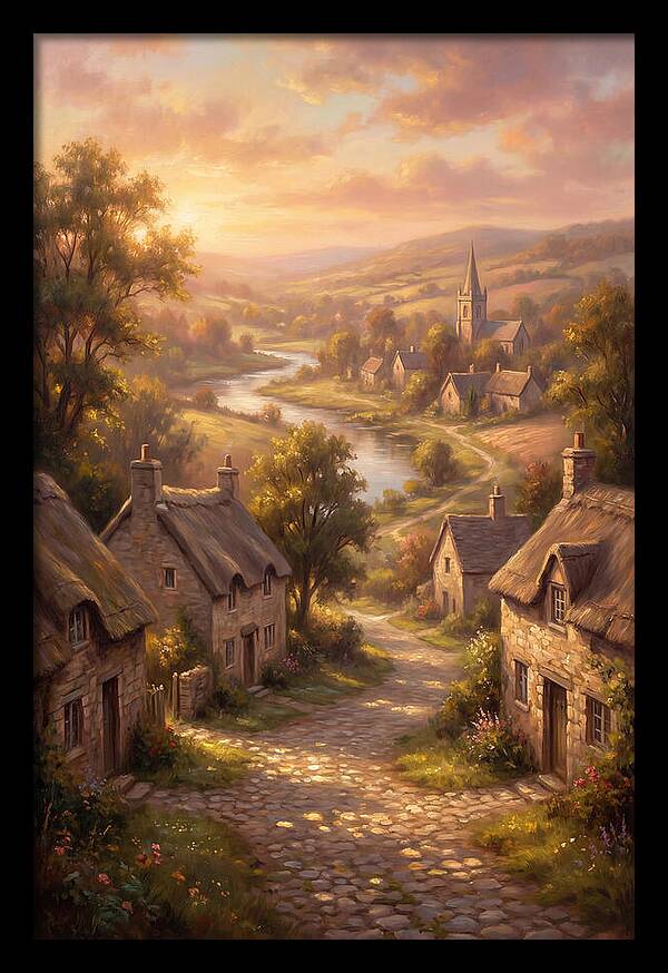 Medieval Village Scene