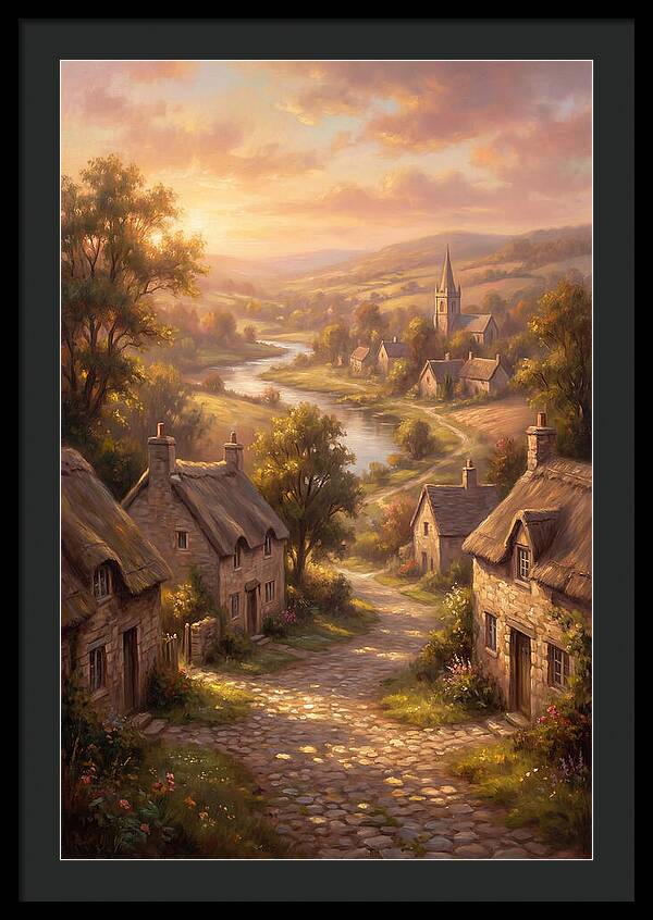 Medieval Village Scene