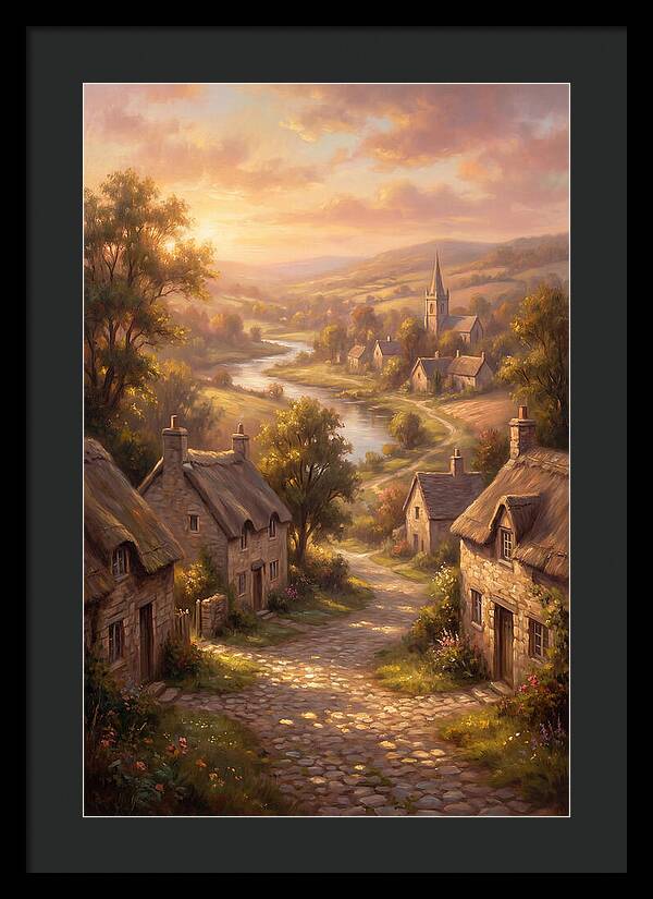 Medieval Village Scene
