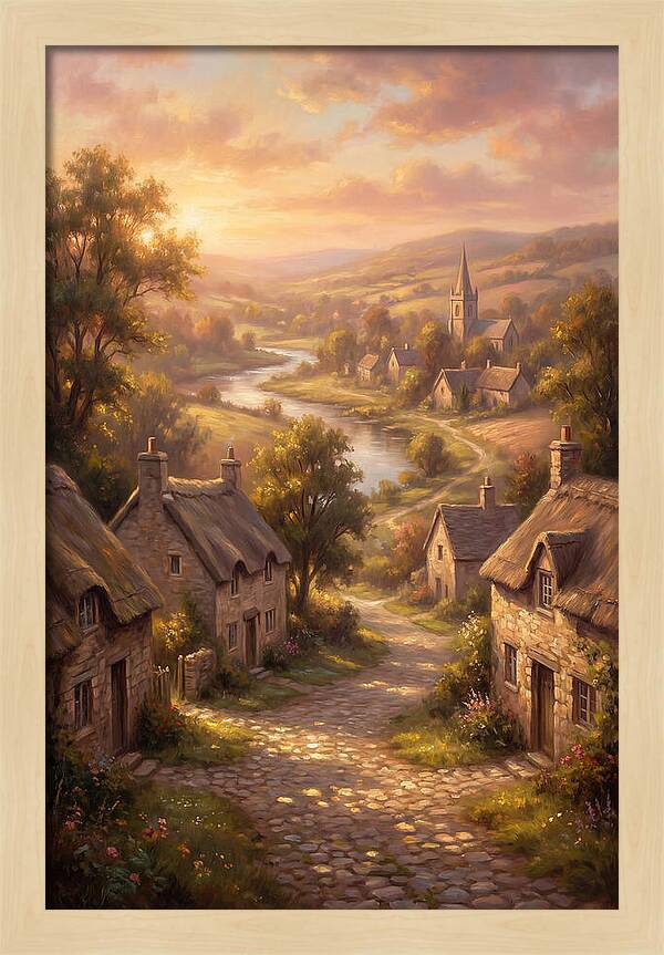 Medieval Village Scene