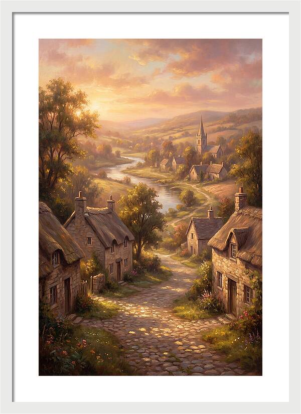Medieval Village Scene