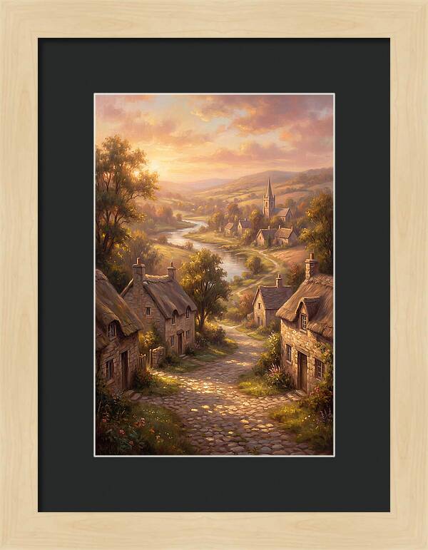 Medieval Village Scene