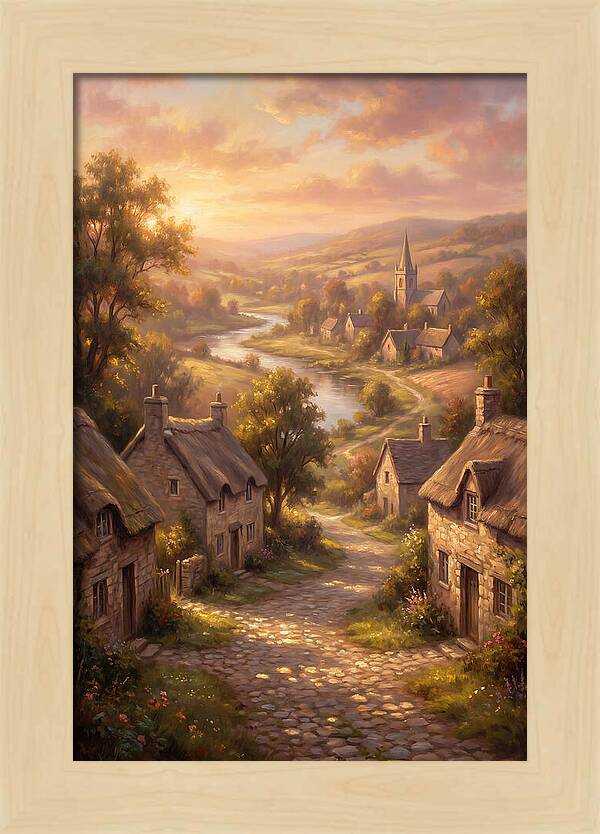 Medieval Village Scene