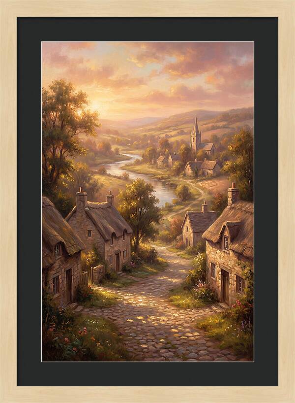 Medieval Village Scene