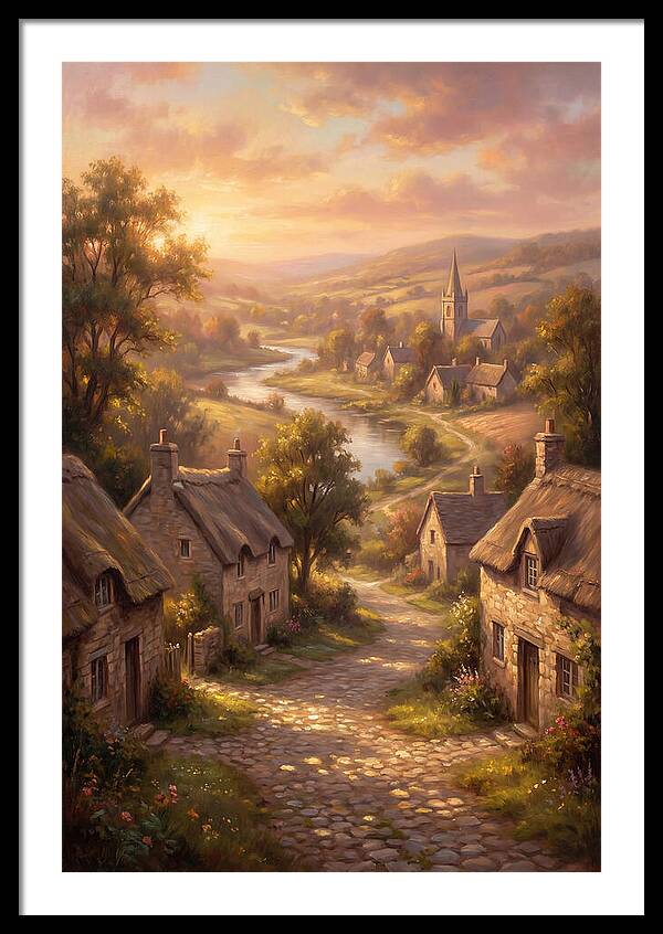 Medieval Village Scene