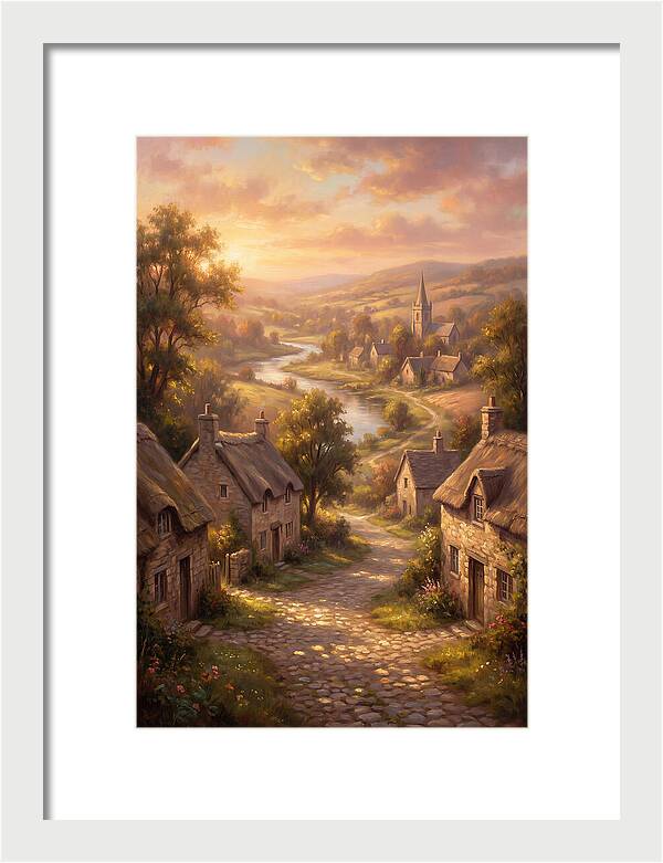 Medieval Village Scene