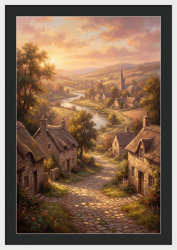 Medieval Village Scene