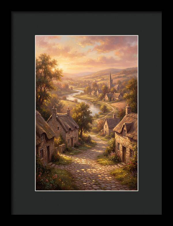 Medieval Village Scene