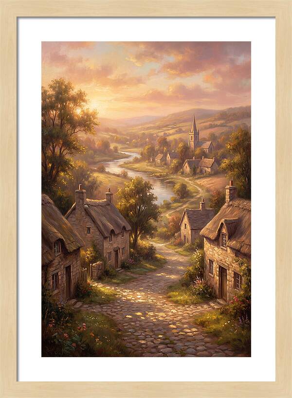 Medieval Village Scene