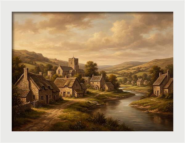 Medieval Village Serenity