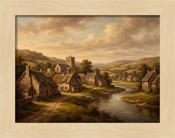 Medieval Village Serenity