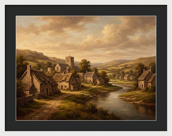 Medieval Village Serenity