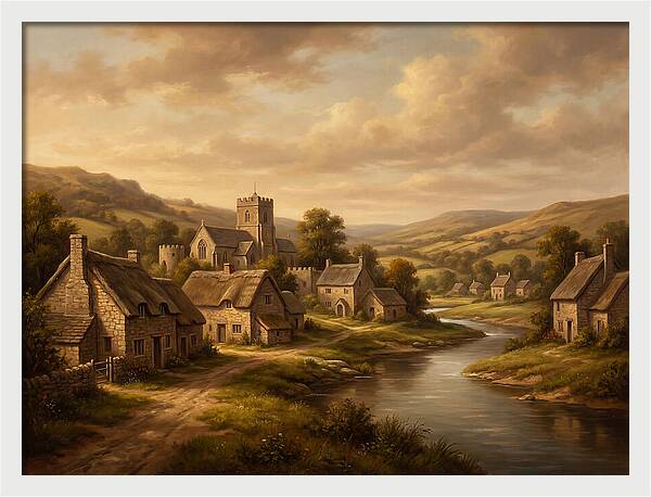 Medieval Village Serenity
